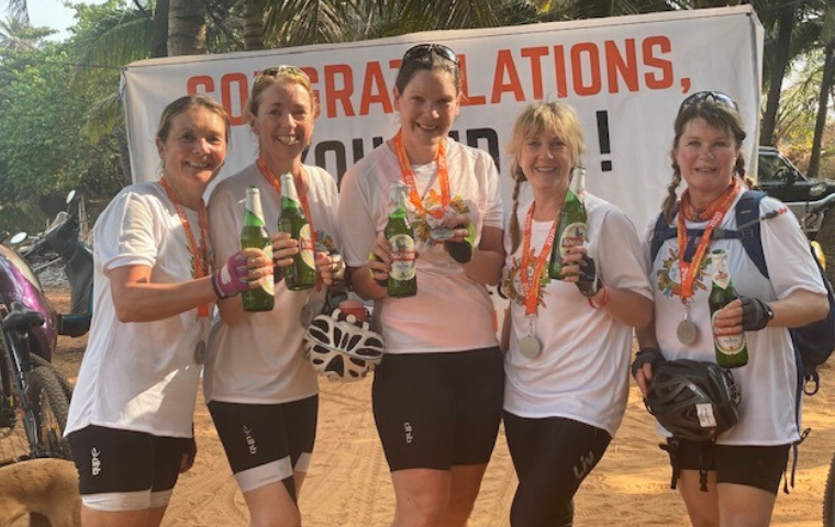 Goan Goddess Completes Cycle Challenge