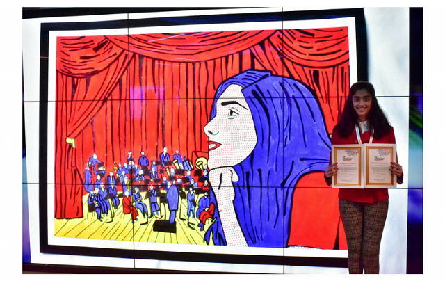 The People's Choice Winner Trisha Shenoy, International School of Aberdeen